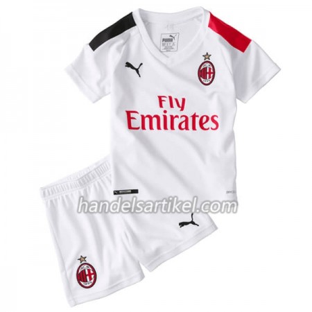 AC Mailand Kinder Auswärts Trikotsatz 2019/20 Kurzarm (+ Kurze Hosen)